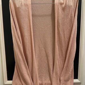 A New Day Women's Pink Kimono Open Front Sweater Size S